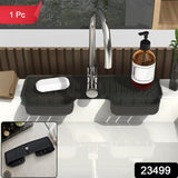 Faucet Splash Guard Mat With Drainage Tray For Kitchen And Bathroom Sink (1 Pc)
