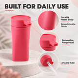 Liquid Soap Dispenser Bottle With Press Pump Refillable Hand Wash Bottle (1 Pc)