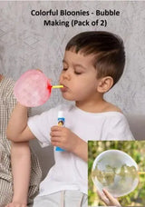 Colorful Bloonies Kids Making Bubbles (Pack of 2)