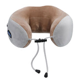 U Shaped Electric Neck Massage Pillow Cordless Travel Neck Massager (1 Pc)