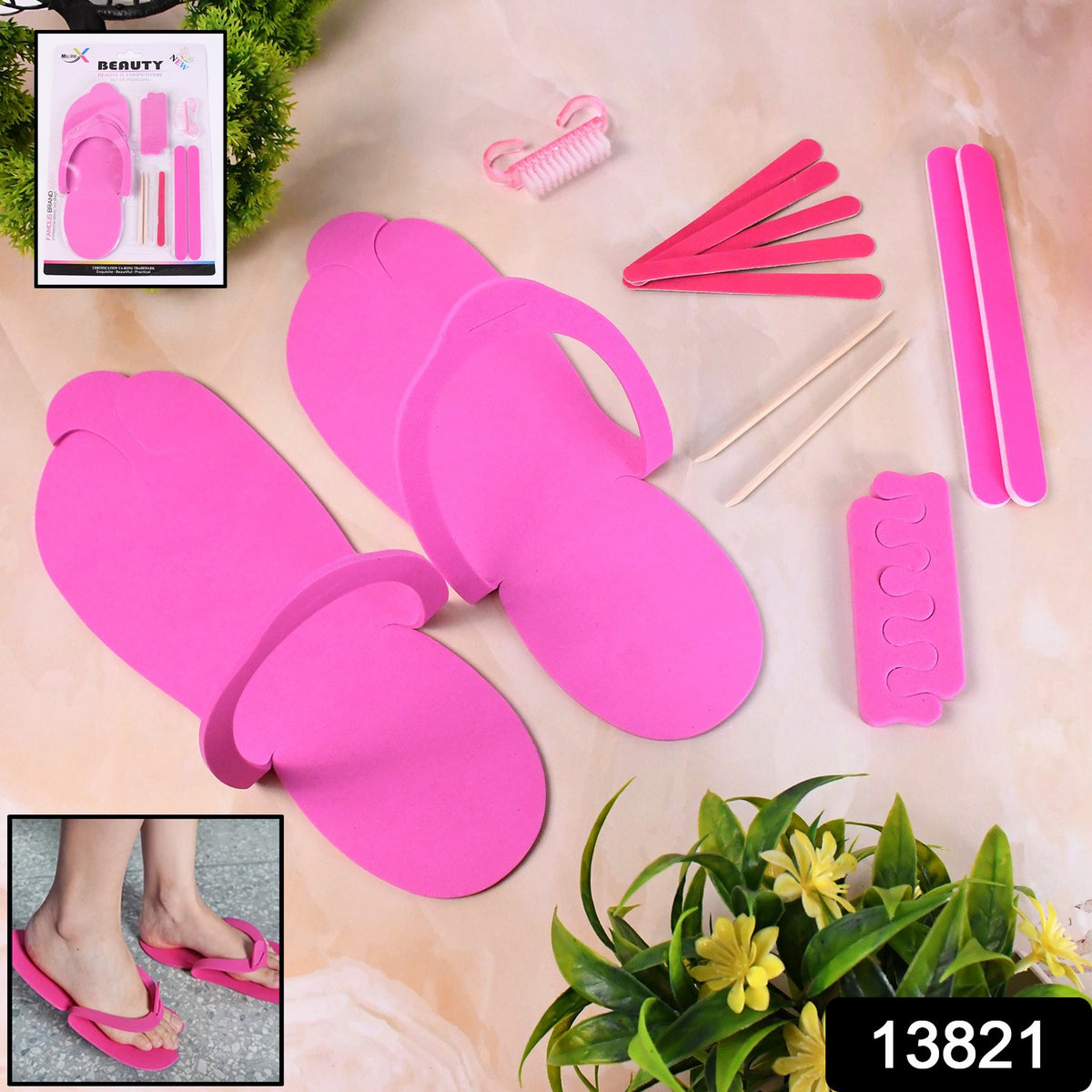 Salon Pedicure Kit Professional Pedicure Tools Set (13 Pcs Set)